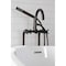 Aqua Vintage CCK8105DX Freestanding Tub Faucet with Supply Line, Stop Valve, Oil Rubbed Bronze CCK8105DX - alternate 5